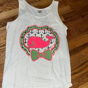 Southern whale tank top.